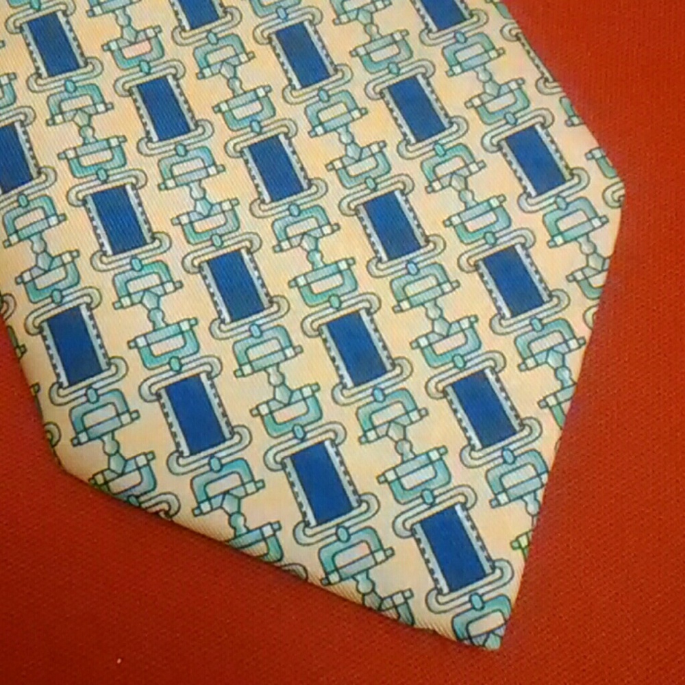 Striking Silk Tie By T M Lewin of London EUC
